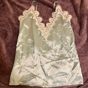 Women’s Light Pink Slip Laced Top